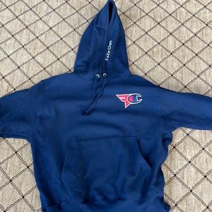 FAZE X CHAMPION NAVY HOODIE
